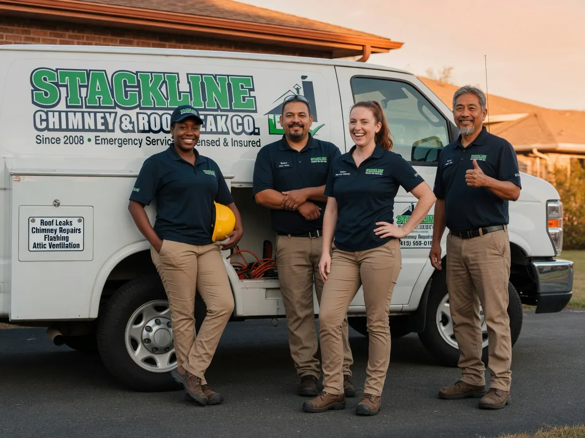 Chimney flashing repair company in Maud, OK